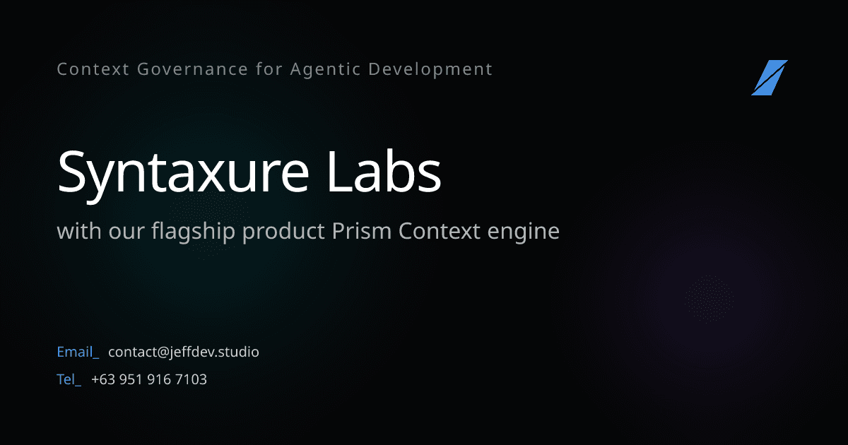 Syntaxure Labs Digital Business Card